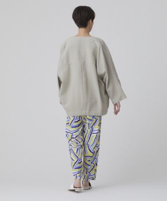 【セットアップ対応商品】ノーカラーボリュームジャケット（３０２２１０１００５０）