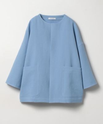 【セットアップ対応商品】ノーカラーボリュームジャケット（３０２２１０１００５０）