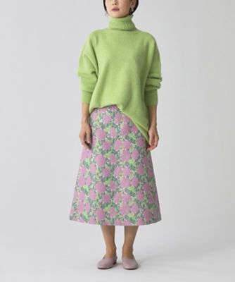 ＜HOUSE OF LOTUS (Women)＞フラワージャガードＡラインスカート（３０２２１０１１０４０）