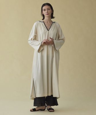 ＜HOUSE OF LOTUS (Women)＞シルクネップ刺繍ワンピース（３０２２１０１４１７０）