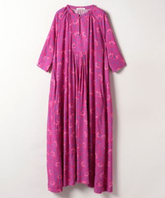 オリエンタルフラワーワンピース Shinzone｜ラップデザイン オリエンタル フラワー ドレス