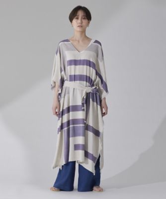 ＜HOUSE OF LOTUS (Women)＞ジオメトリックラインカフタンワンピース（３０２２１０１４５６０）