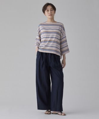 ボートネックニットＴシャツ（３０２２１０１６０８０）