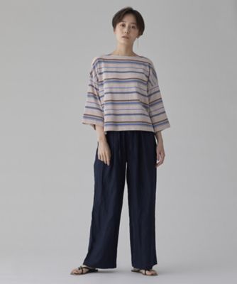 ボートネックニットＴシャツ（３０２２１０１６０８０）
