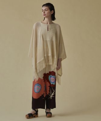 ＜HOUSE OF LOTUS (Women)＞ペーパーミックスポンチョ（３０２２１０１６０９０）