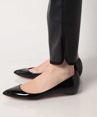フェイクレザースリムパンツ（３０２２２０１２１００）