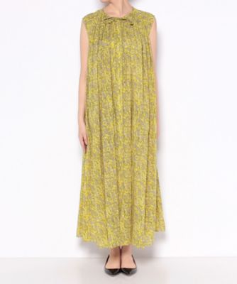 ペイズリープリントノースリーブワンピース（30222014010  