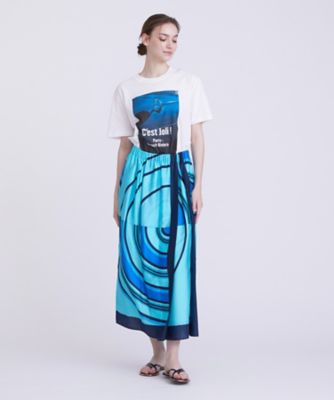 ＜HOUSE OF LOTUS (Women)＞サークルプリントスカート（３０２３１０１１１３０）