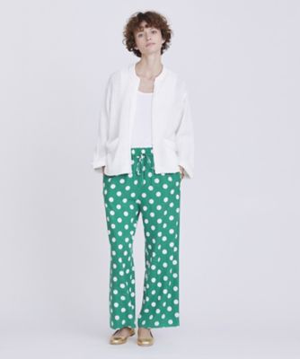 ＜HOUSE OF LOTUS (Women)＞ドットプリントパンツ（３０２３１０１２０５０）