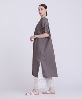 ＜HOUSE OF LOTUS (Women)＞リネンアップリケパンツ（３０２３１０１２０６０）