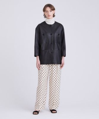 ＜HOUSE OF LOTUS (Women)＞ドットプリントツータックパンツ（３０２３１０１２０９０）