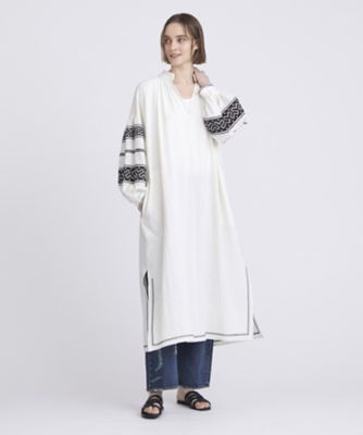 ＜HOUSE OF LOTUS (Women)＞モノトーンエンブロイダリーワンピース（３０２３１０１４０１０）