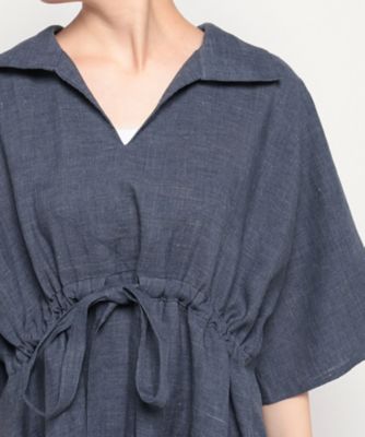 【高山都　Ｓｐｅｃｉａｌ　Ｃｏｌｌａｂｏｒａｔｉｏｎ】スカラ刺繍スキッパーワンピース（３０２３１０１４４００）