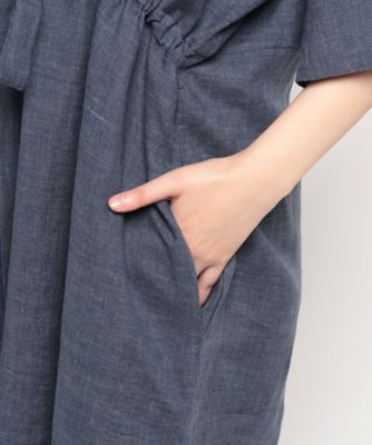 【高山都　Ｓｐｅｃｉａｌ　Ｃｏｌｌａｂｏｒａｔｉｏｎ】スカラ刺繍スキッパーワンピース（３０２３１０１４４００）