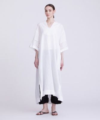 HOUSE OF LOTUS (Women)/ハウス オブ ロータス リネンアップリケスキッパーワンピース(30231014440)
