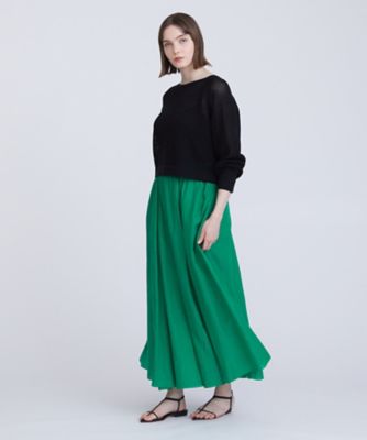 メッシュコットンクロップドニット（３０２３１０１６０９０）