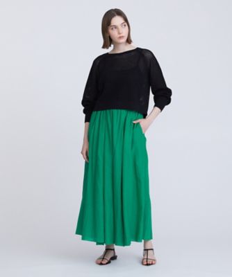 メッシュコットンクロップドニット（３０２３１０１６０９０）