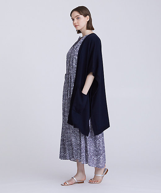 コットンシルクポンチョ(30231016110) | HOUSE OF コットンシルクポンチョ(30231016110) | HOUSE OF