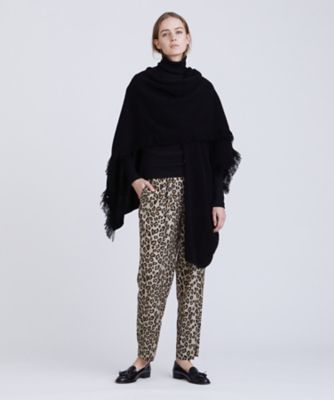 ＜HOUSE OF LOTUS (Women)＞レオパードプリントテーパードパンツ（３０２３２０１２１００）