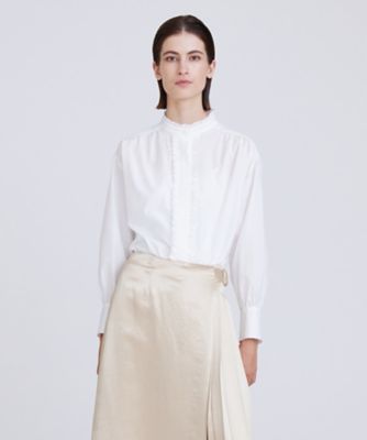 ＜HOUSE OF LOTUS (Women)＞コットンブロードミニフリルシャツ（３０２３２０１３０４０）