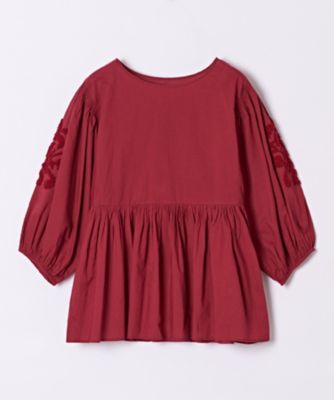 セール】 サガラ刺繍ボリュームスリーブワンピース （ワンピース