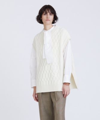 ＜HOUSE OF LOTUS (Women)＞バルキーアランベスト（３０２３２０１６１７０）