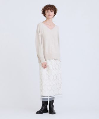 ＜HOUSE OF LOTUS (Women)＞ラクーンミックスＶネックニット（３０２３２０１６２７０）