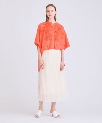 ＜HOUSE OF LOTUS (Women)＞コットンシフォンランダムプリーツスカート（３０２４１０１１１１０）