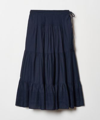 クロス刺繍ティアードスカート（30241011120