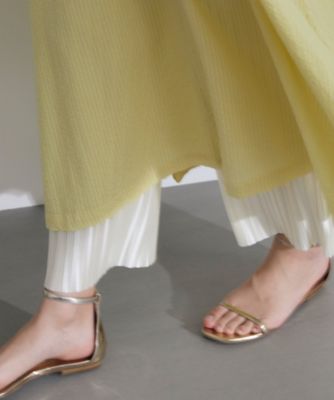 プリーツパンツ（３０２４１０１２０８０）