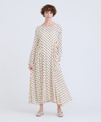 ＜HOUSE OF LOTUS (Women)＞キュプラレーヨンドットワンピース（３０２４１０１４０４０）