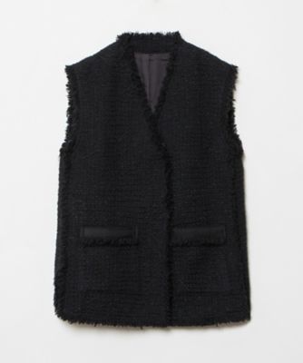 HOUSE OF LOTUS 52,800円ロービングヤーンスラブツイードジレ ロービングヤーンスラブツイードジレ（30242010200