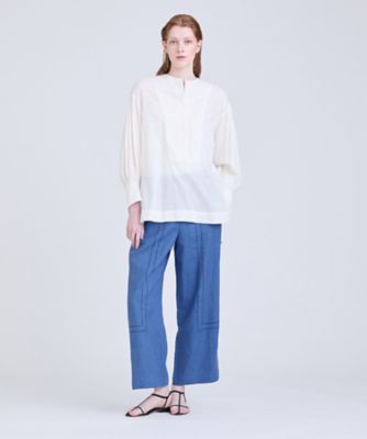 HOUSE OF LOTUS (Women)/ハウス オブ ロータス カディコットンハンドプリーツシャツ(30242013040)