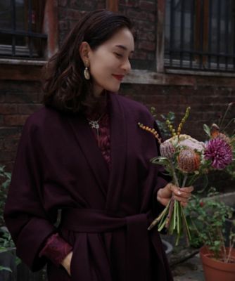【2023／美品✨️】HOUSE OF LOTUS リネン フリンジジャケット 麻 リネンベルテッドコート ｜ハウス オブ ロータス＜HOUSE OF