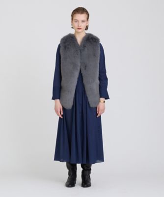 フェイクファードッキングジレ（30242016110） | HOUSE OF