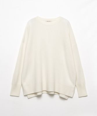 ウールスムースボートネックプルオーバー（30242016360