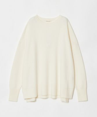 ウールスムースボートネックプルオーバー（30242016360  