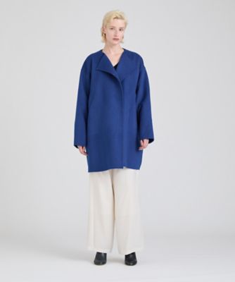 ノーカラーバレルラインリバーコート（30242017040