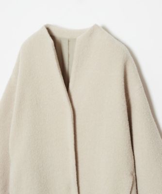 ハウスオブロータス　リングツィード　ファネルカラーコート リングツイードファネルカラーコート ｜ハウス オブ ロータス＜HOUSE