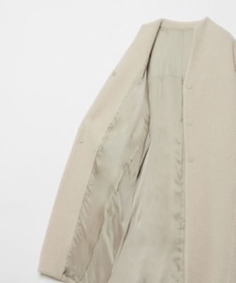 リングツイードファネルカラーコート（30242017120