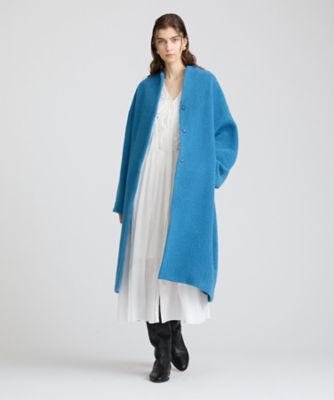 リングツイードファネルカラーコート（30242017120