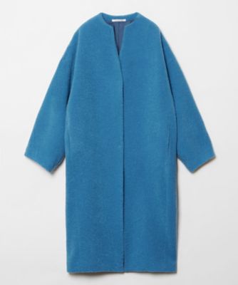 リングツイードファネルカラーコート（30242017120