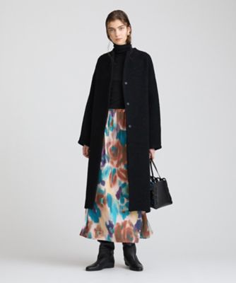 ハウスオブロータス　リングツィード　ファネルカラーコート リングツイードファネルカラーコート（30242017120