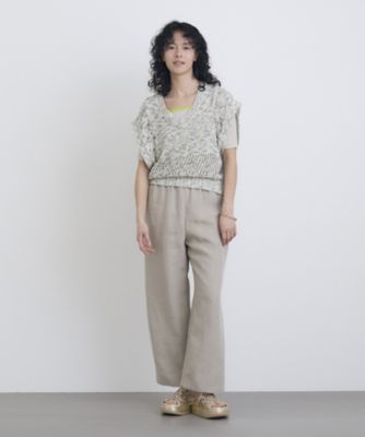 ＜HOUSE OF LOTUS (Women)＞リネンパンツ（３０２５１０１２１６０）