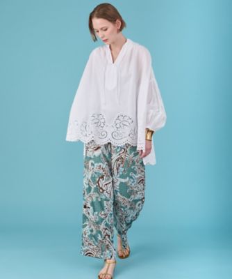 【ハウスオブロータス】チュニック ブラウス (M) トップス Vネック HOUSE OF LOTUS｜ハウス オブ ロータスのブラウス・シャツ通販