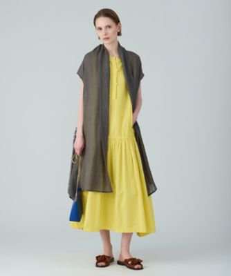 Uhr ティアードワンピース　yellow&black 3-4Y Audrey and John Wad マルチサイズ ワンピース コットンシルク