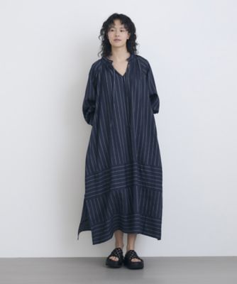 ストライプブロッキングワンピース（３０２５１０１４２９０）