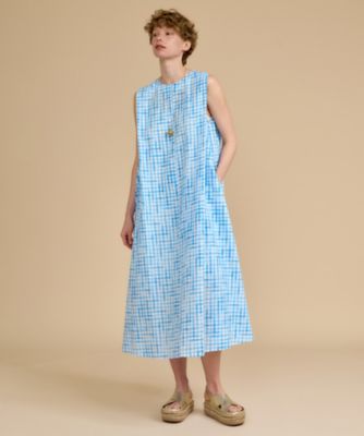 ＜HOUSE OF LOTUS (Women)＞サッカーギンガムチェックワンピース（３０２５１０１４３７０）