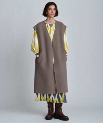 HOUSE OF LOTUS (Women)/ハウス オブ ロータス バイカラーリバージレ(30252010050) 85モカ アウター【三越伊勢丹/公式】