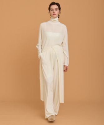 ＜HOUSE OF LOTUS (Women)＞ウーステッドメリノウールニットパンツ（３０２５２０１２１９０）